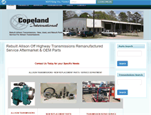 Tablet Screenshot of copelandintl.com